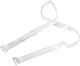 Silicone Bra Straps 1cm - clear - one size