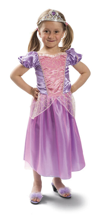 Lilla/rosa eventyrkjole