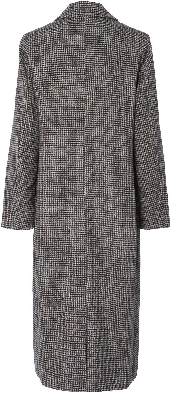 PCJADINE LONG CHECK COAT