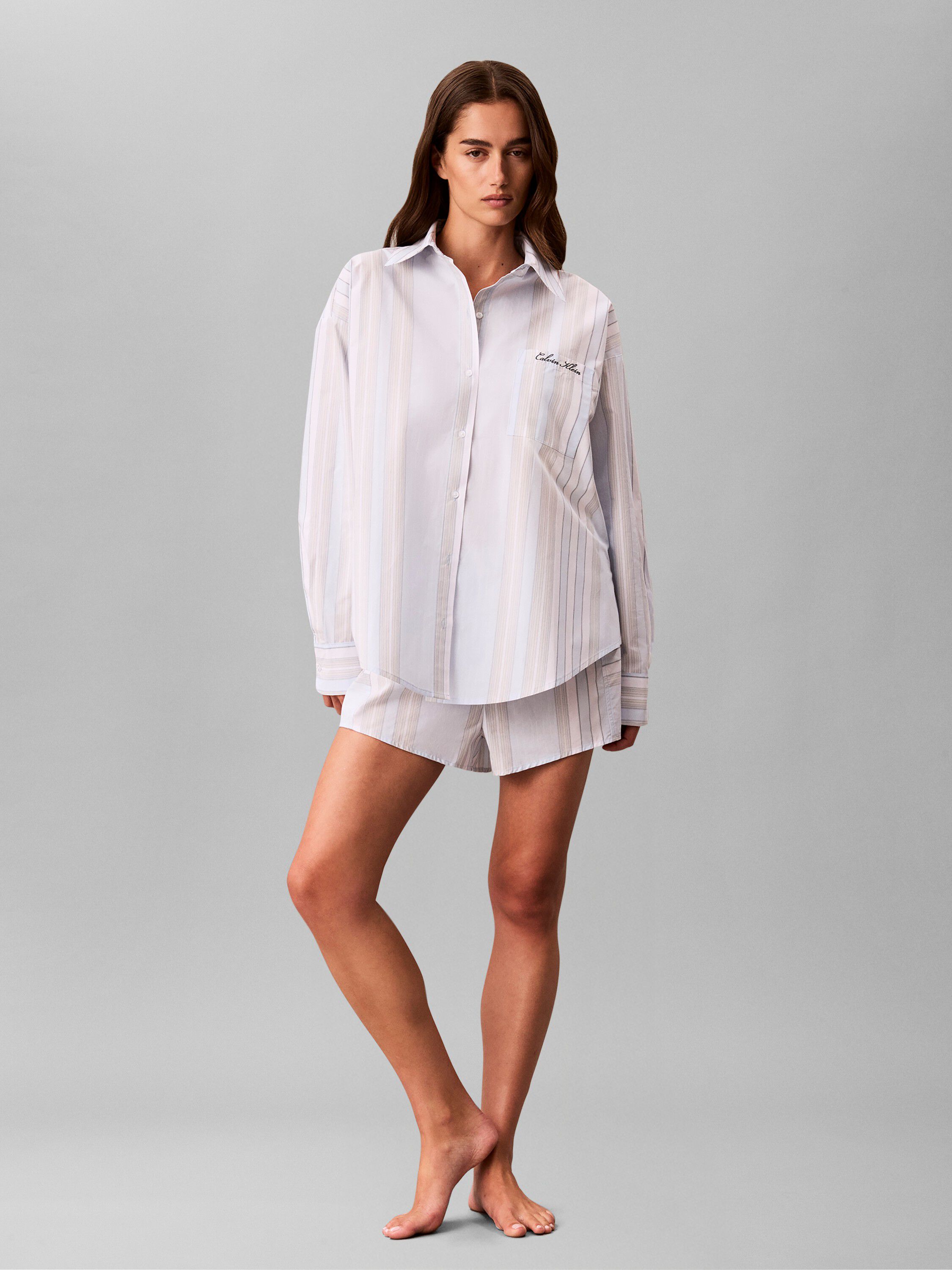 Pyjama Shirt - Cotton Poplin