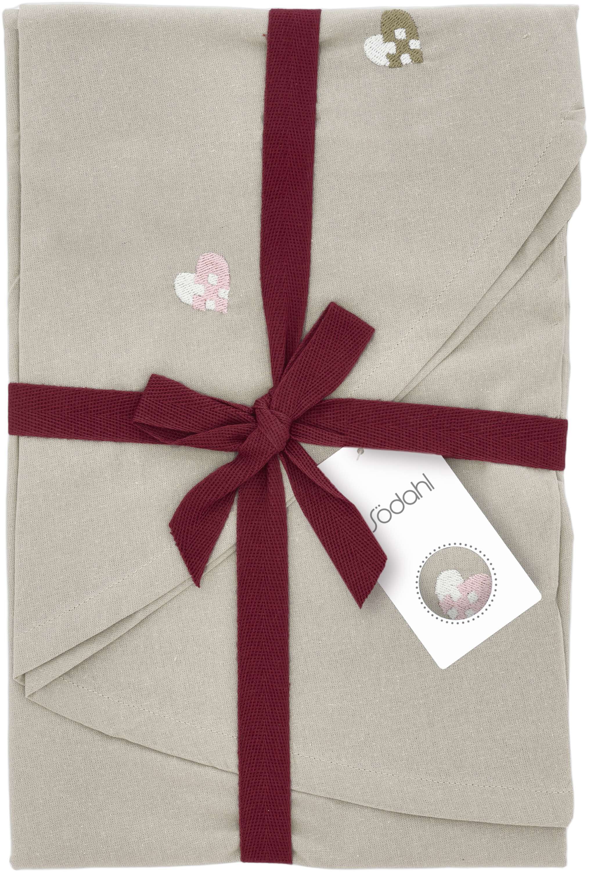 Juletreteppe dia110 Christmas Hearts Embroidery Rose