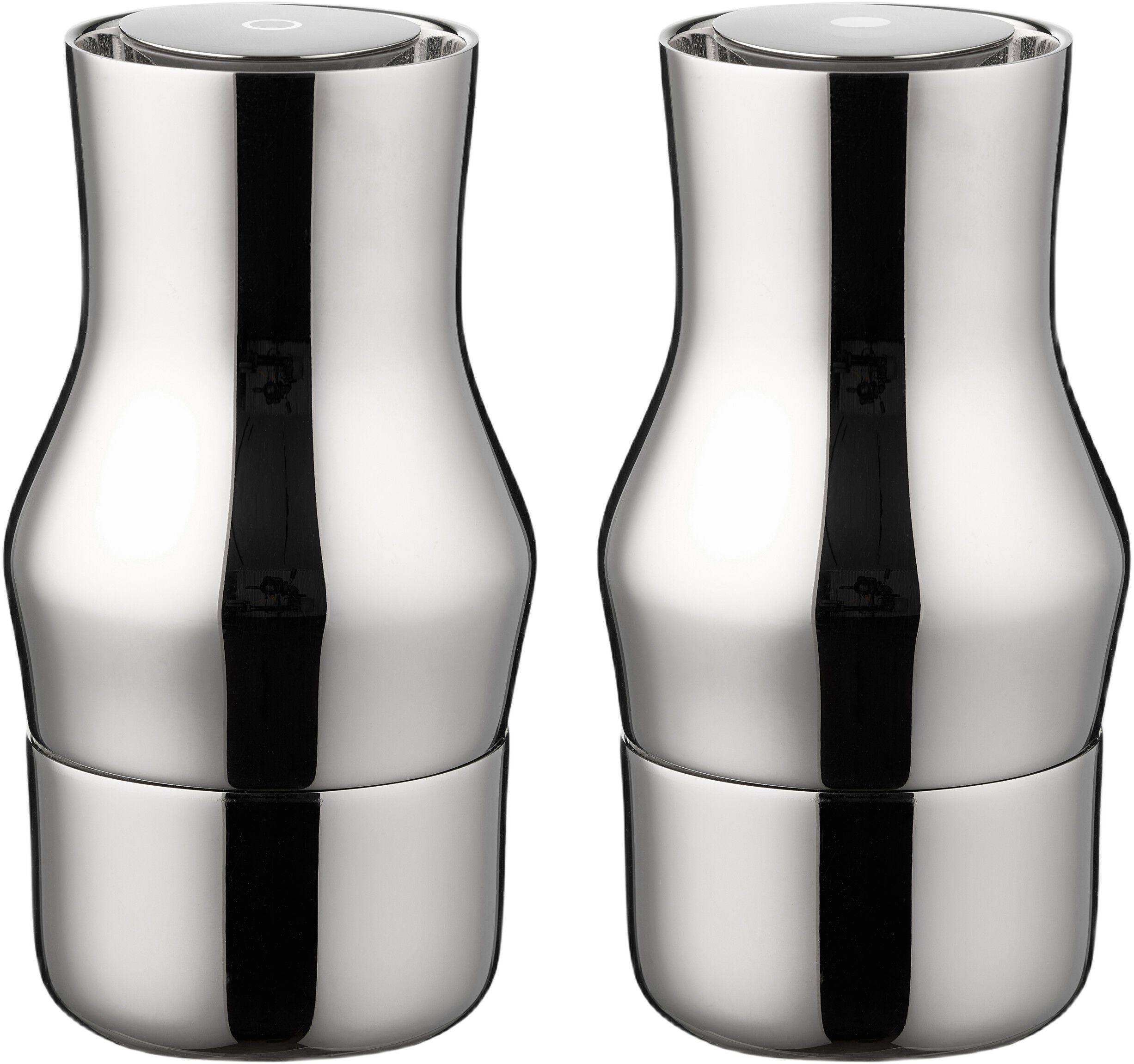 Salt- og pepperkvernsett Dorotea 14 cm Blankt st&aring;l