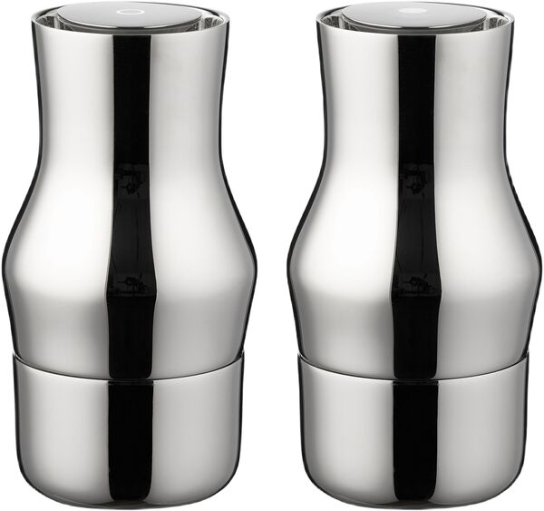 Salt- og pepperkvernsett Dorotea 14 cm Blankt stål