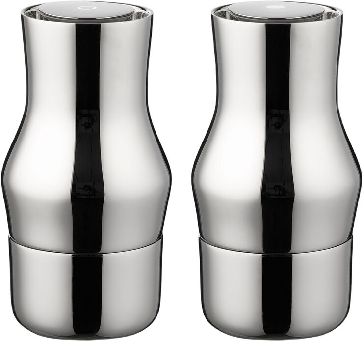 Salt- og pepperkvernsett Dorotea 14 cm Blankt stål