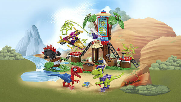 Spidey og Gobbys raptorkamp ved hovedkvarteret 11200