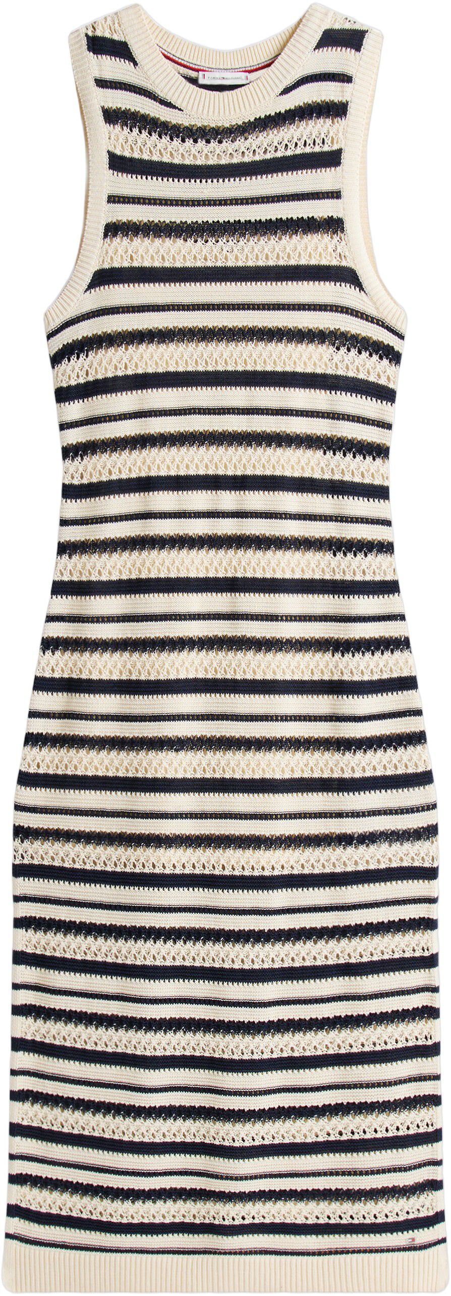 CROCHET C-NK SL MIDI SWT DRESS