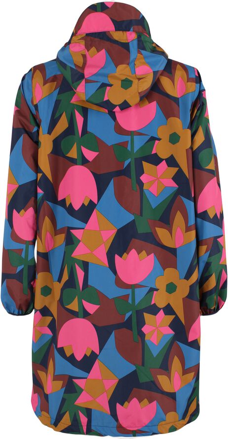 Danedith Rain Coat Dk Navy GEOFLEUR