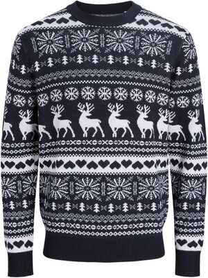 JJXMAS SANTA KNIT CREW NECK JNR