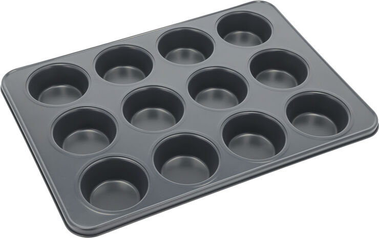 Muffinform til 12 stk. Latte Stål