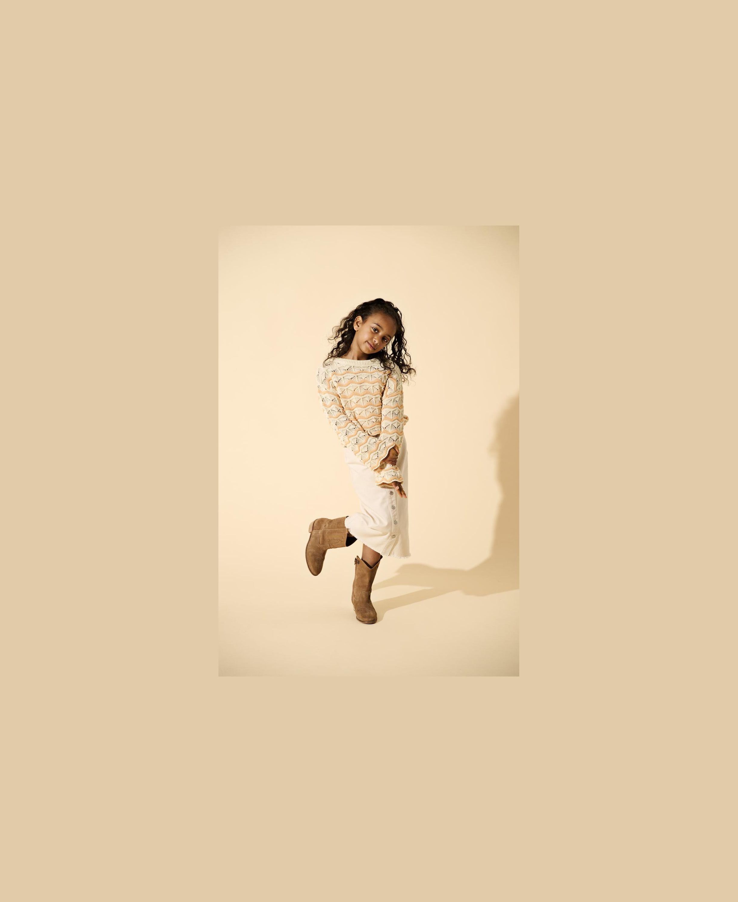 KOGDONNA LS O-NECK STRIPE STRUCTURE