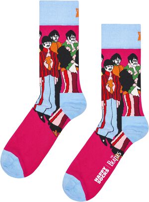 The Beatles Band Poses Sock
