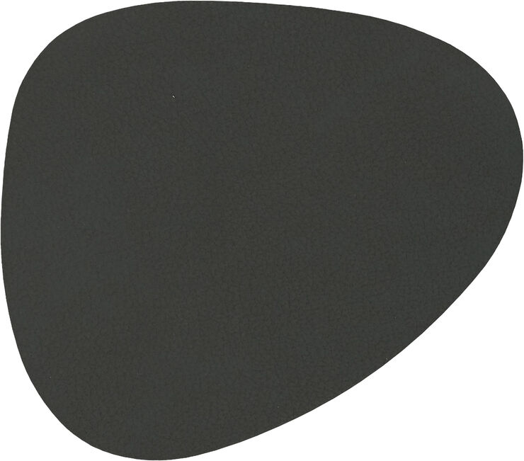 GLASS MAT CURVE (11X13CM) NUPO Dark Green