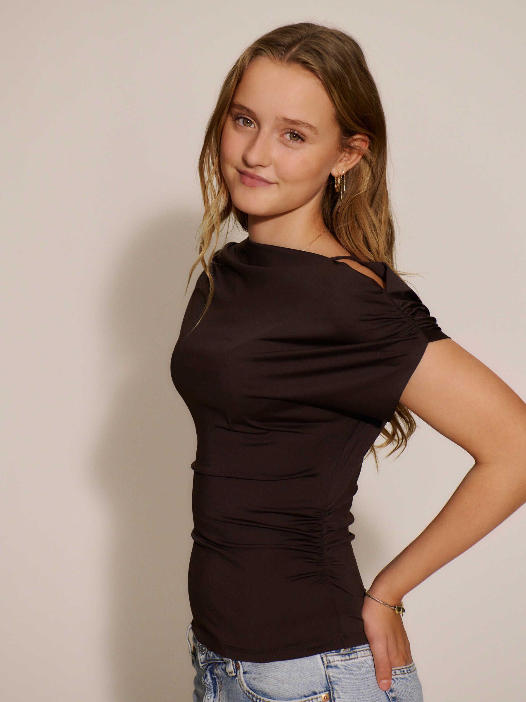 RKBridget Draped SS T-shirt