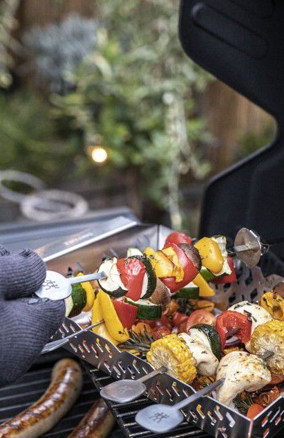 BBQ+ Grillkurv-s&aelig;t S/M2 S&oslash;lv