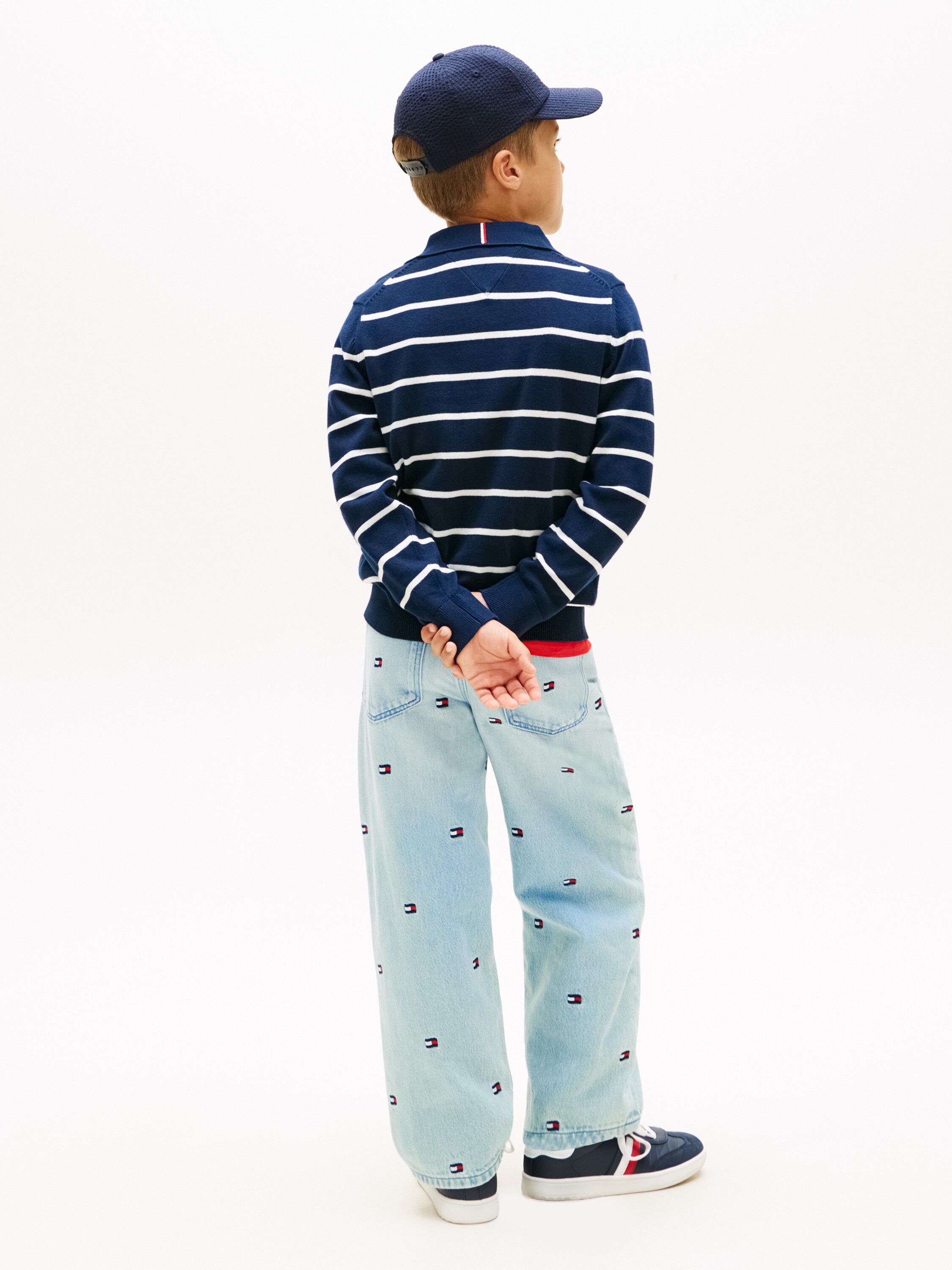 POLO COLLAR SWEATER LS