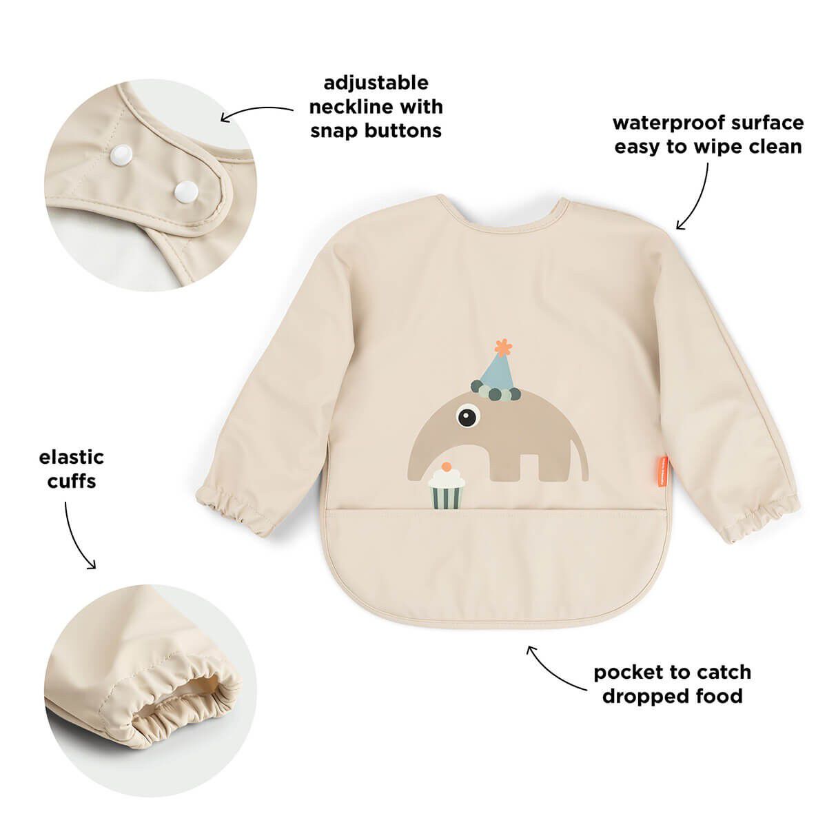 Hagesm&aelig;k m/&aelig;rmer og lomme Celebration Sand