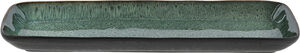 Serveringsfat rektangulært 38 x 14 cm Svart/Grønn