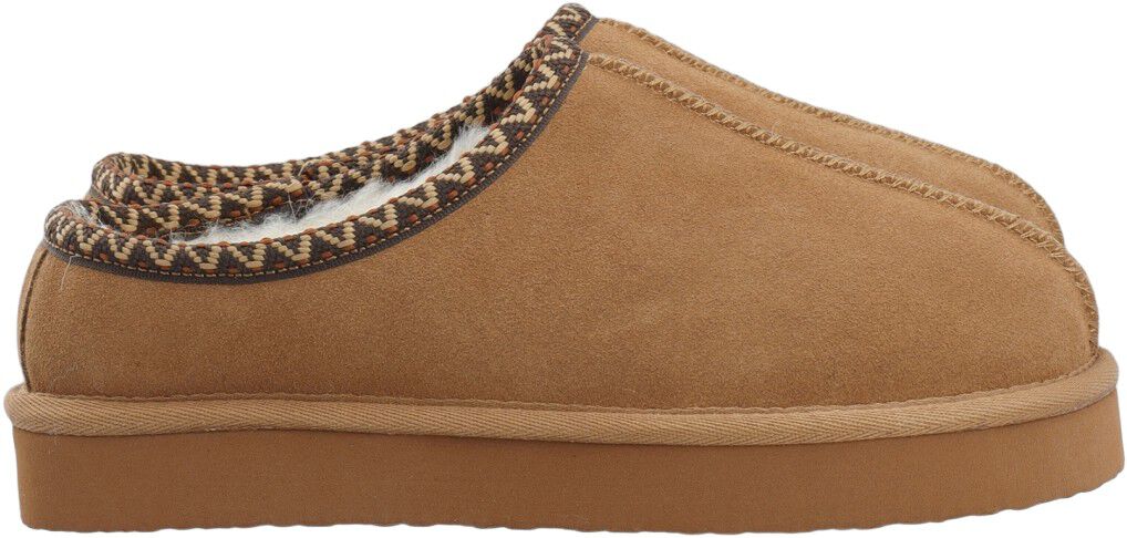 BIASNOW Flatform Binded Slip In Shoe Suede