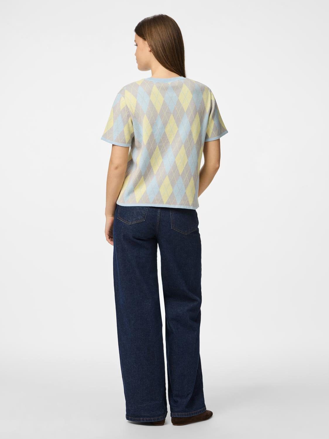 PCFARLEY SS O-NECK KNIT D2D FSY