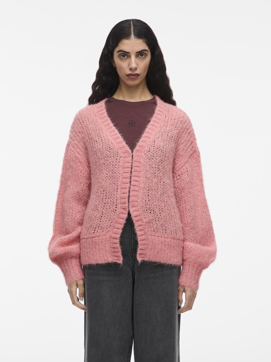 Roubanu Ls Open Cardigan