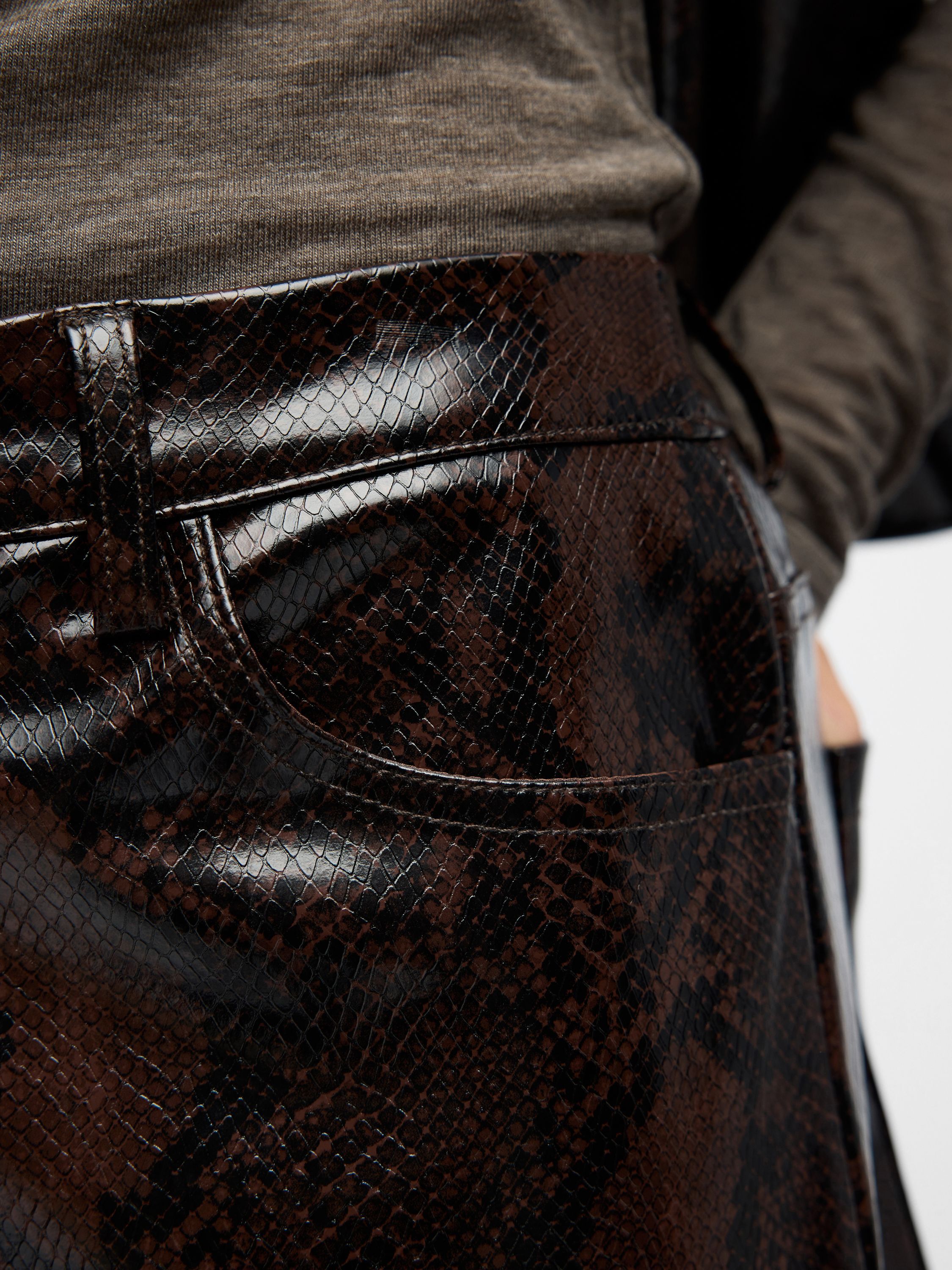 OBJEBBA HW STRAIGHT SNAKE PANT 141