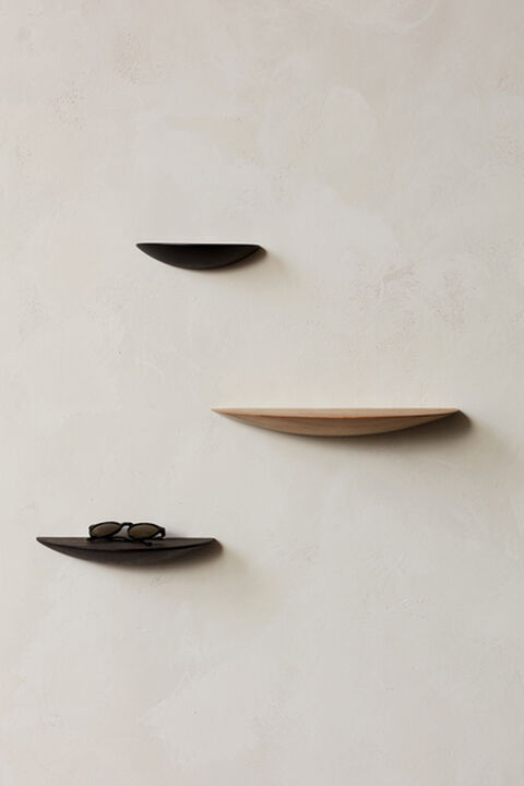 Gridy Fungi Shelf, Small, Natural Oak