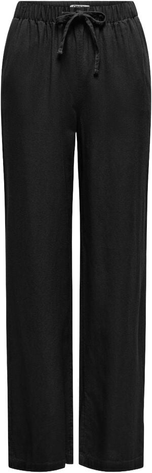 ONLGOA MW LINEN BL PULL-UP PANT CC