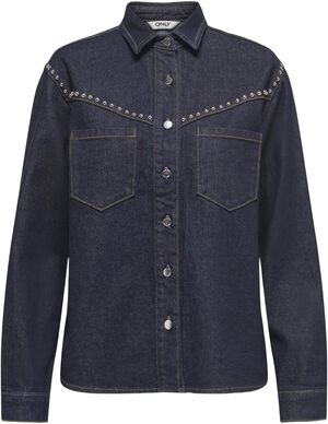 ONLELODIE LS STUD DNM SHIRT MAE