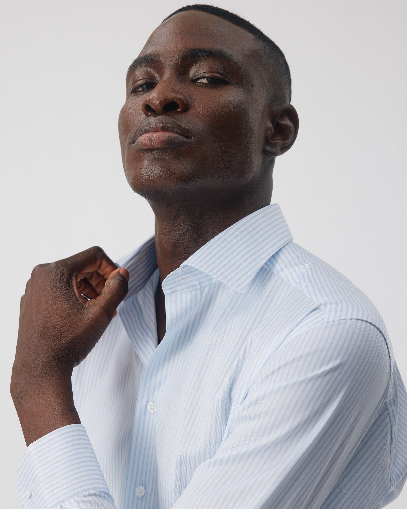 The Lawyer 4. 0 | Sky Blue Stripe | Super slim fit