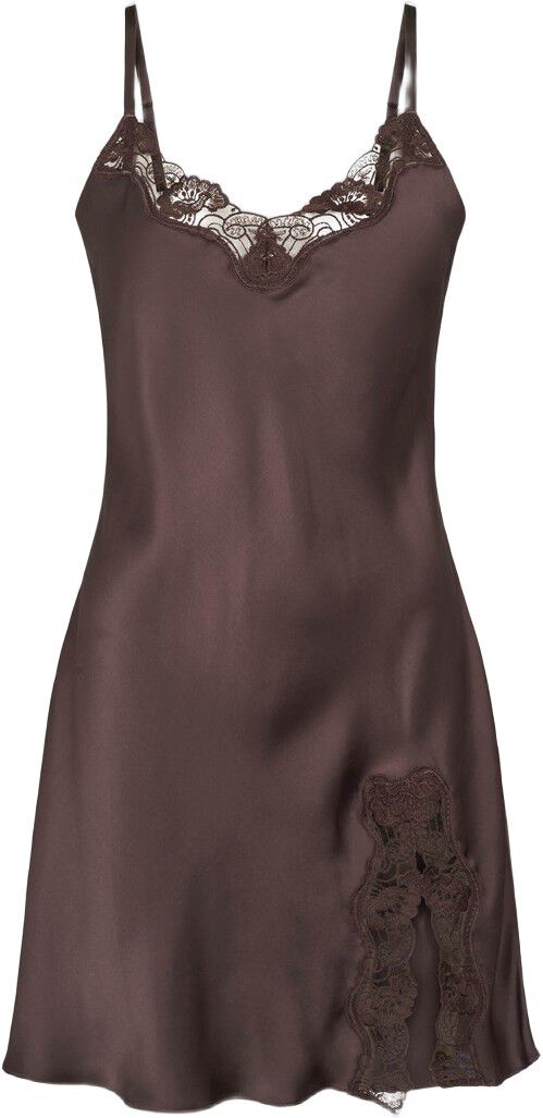 Pure Silk - Slip w. lace