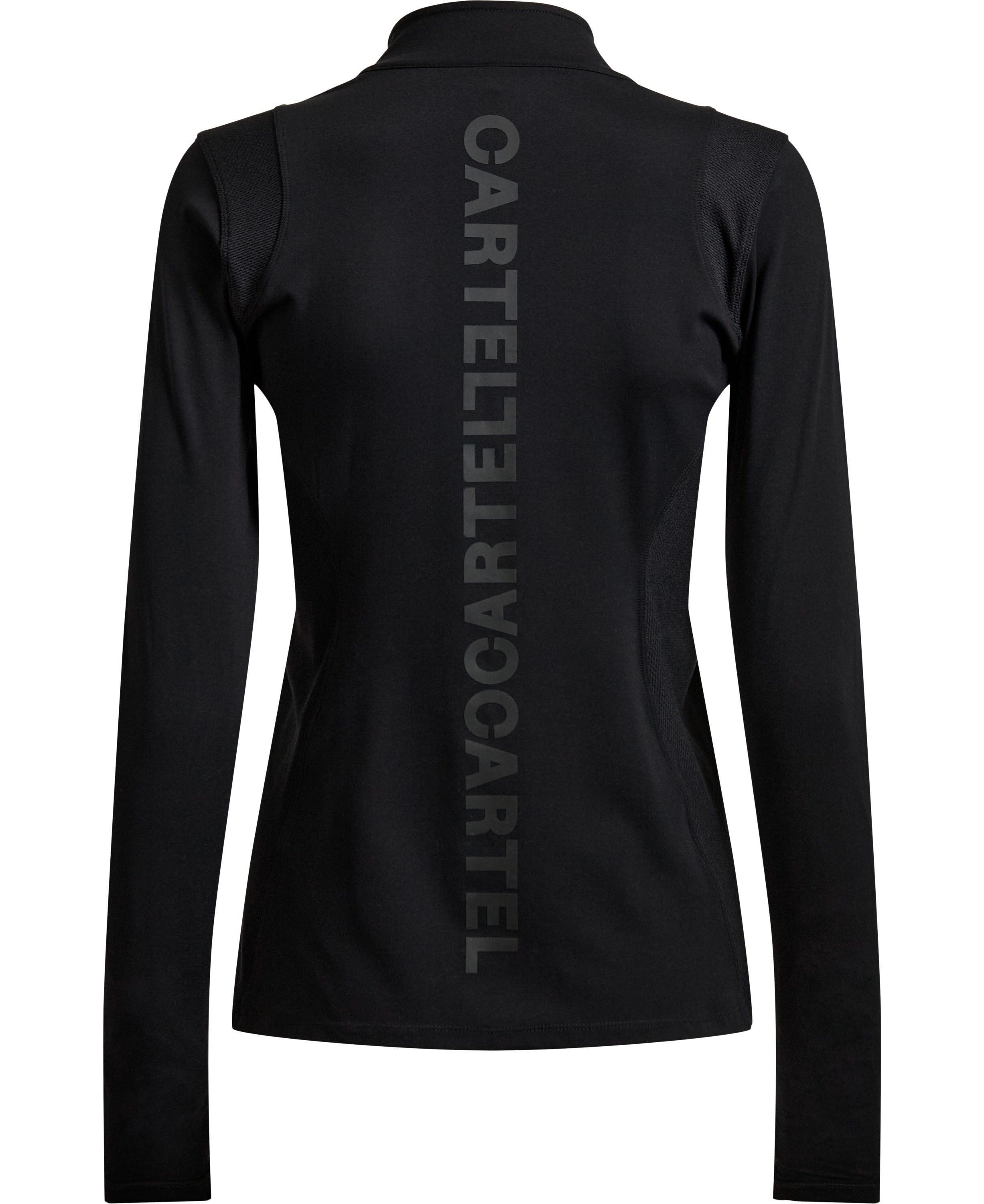 Core lang&aelig;rmet jakke med lynl&aring;s - Nero