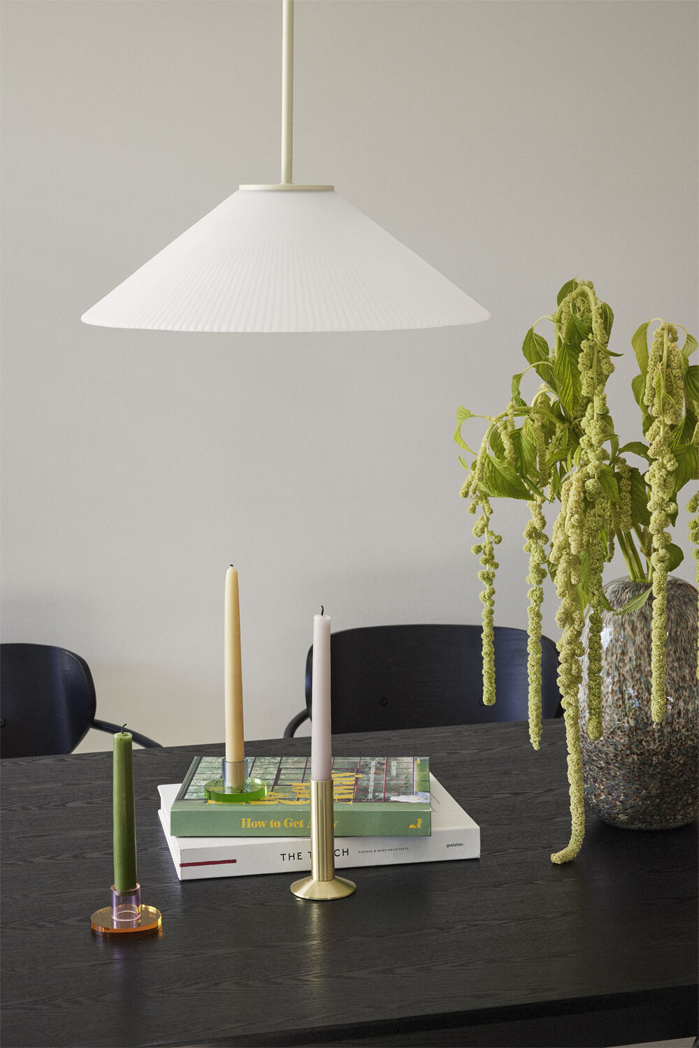 Solid Pendel Sand/Hvid