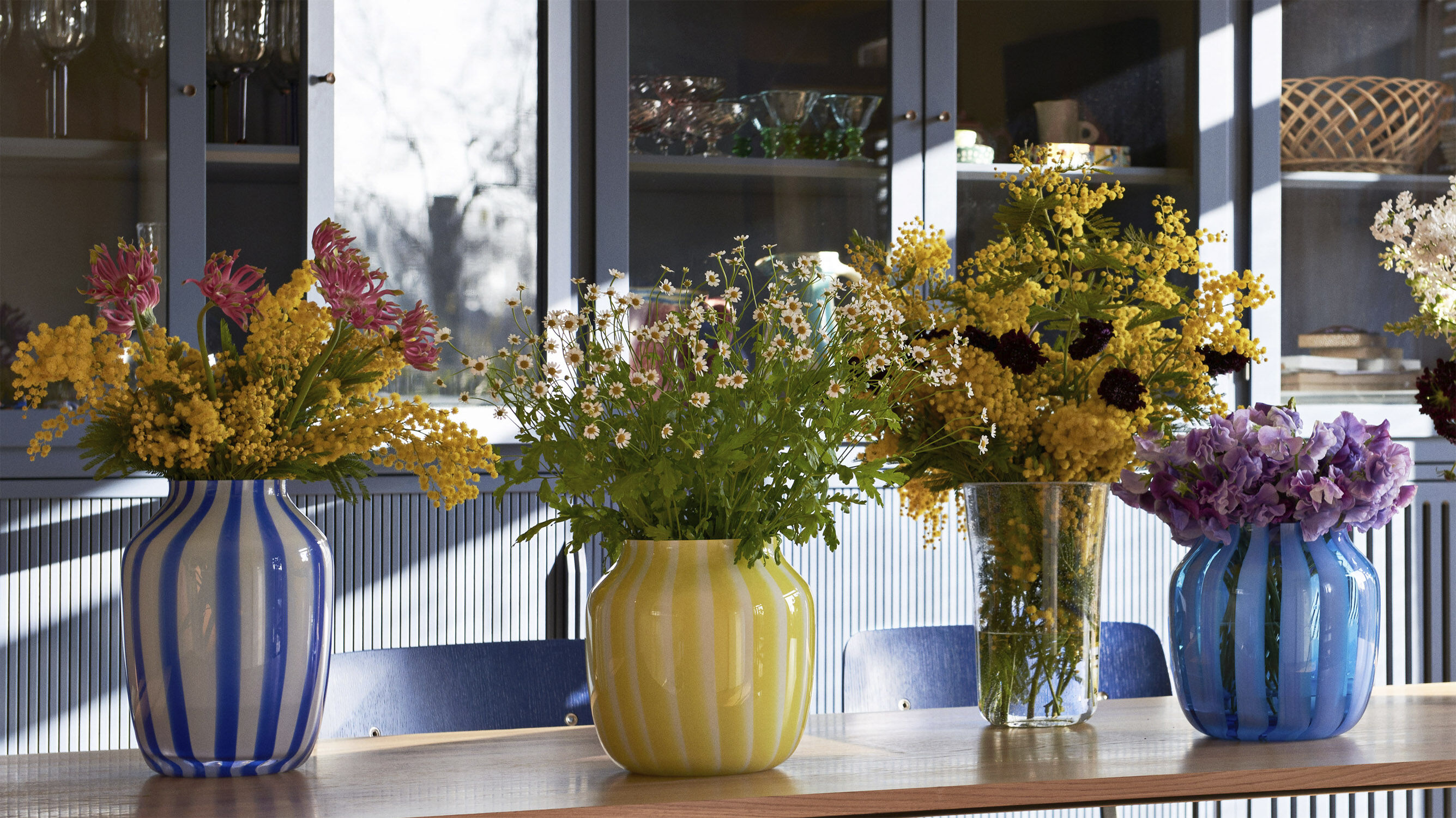 Juice Vase-Wide-Light blue