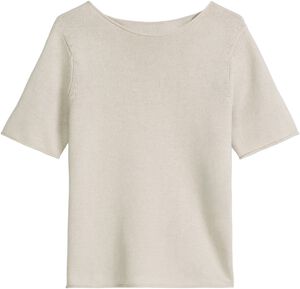 Pullover, shortsleeve, round-neck