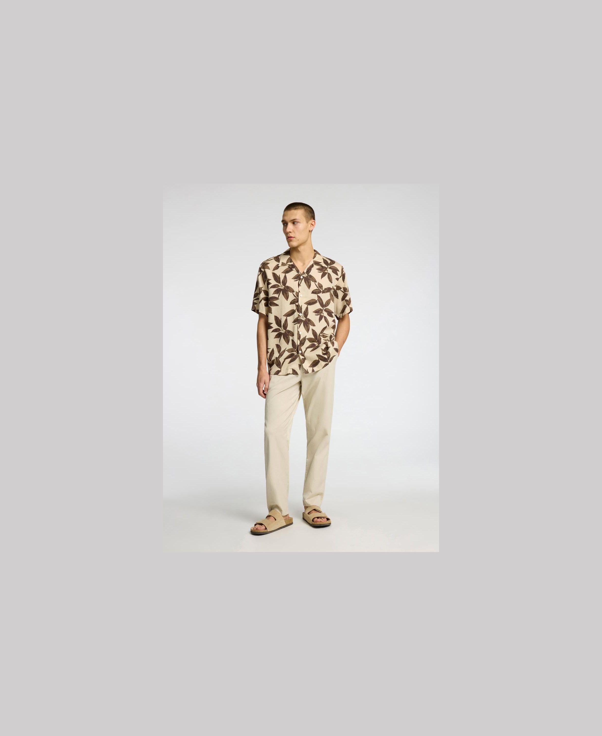 SLHREGNOA MIX SHIRT SS RESORT