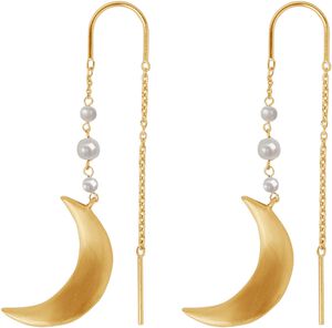 Summer Moon Earrings-GP-b