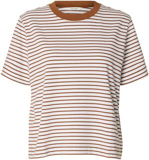 SLWESSENTIAL SS STRIPED BOXY TEE NO