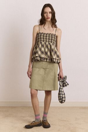 AZALEA CAMI - CARDAMON CHECK MIXED