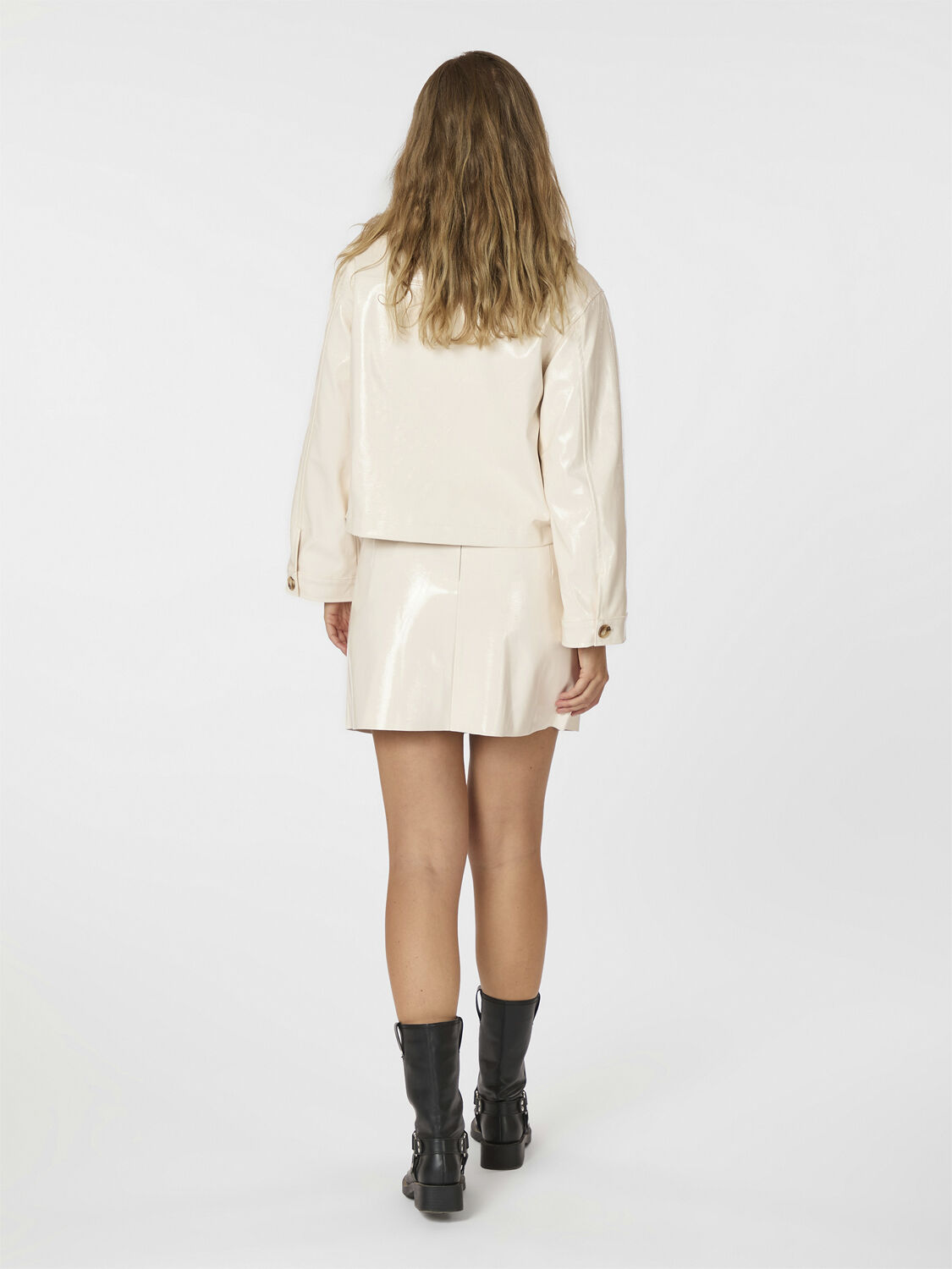 Emilia Patent Jacket