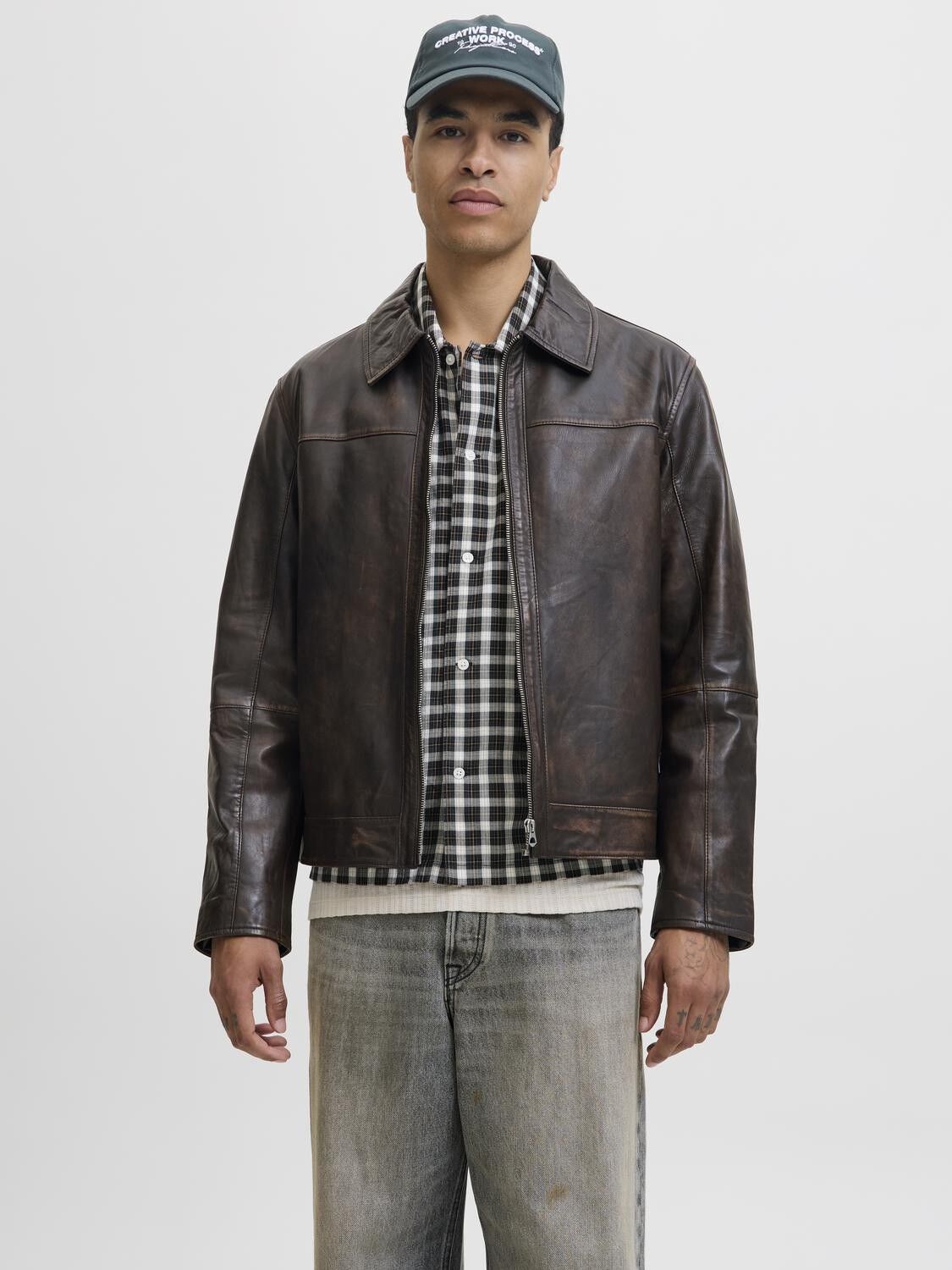 JORCLEAN LEATHER JACKET STYD AW25