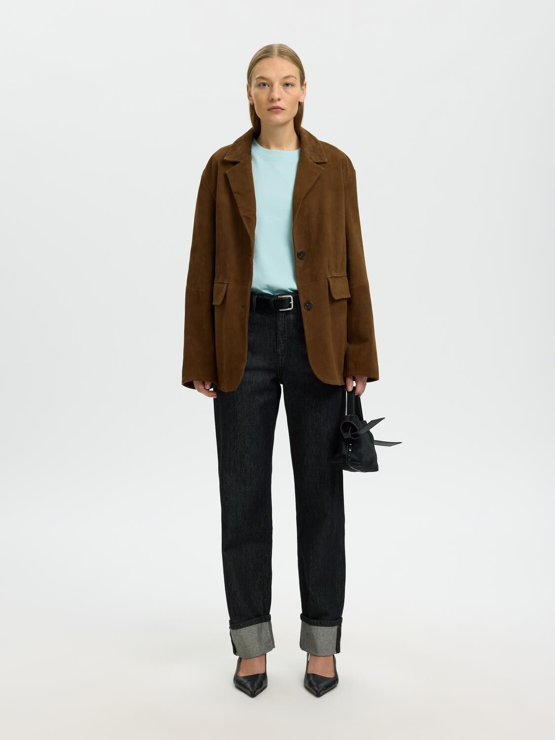 SLFESSENTIAL SS BOXY TEE NOOS