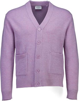 Lambswool button cardigan