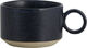 GRAINY tea cup w. handle, dark blue