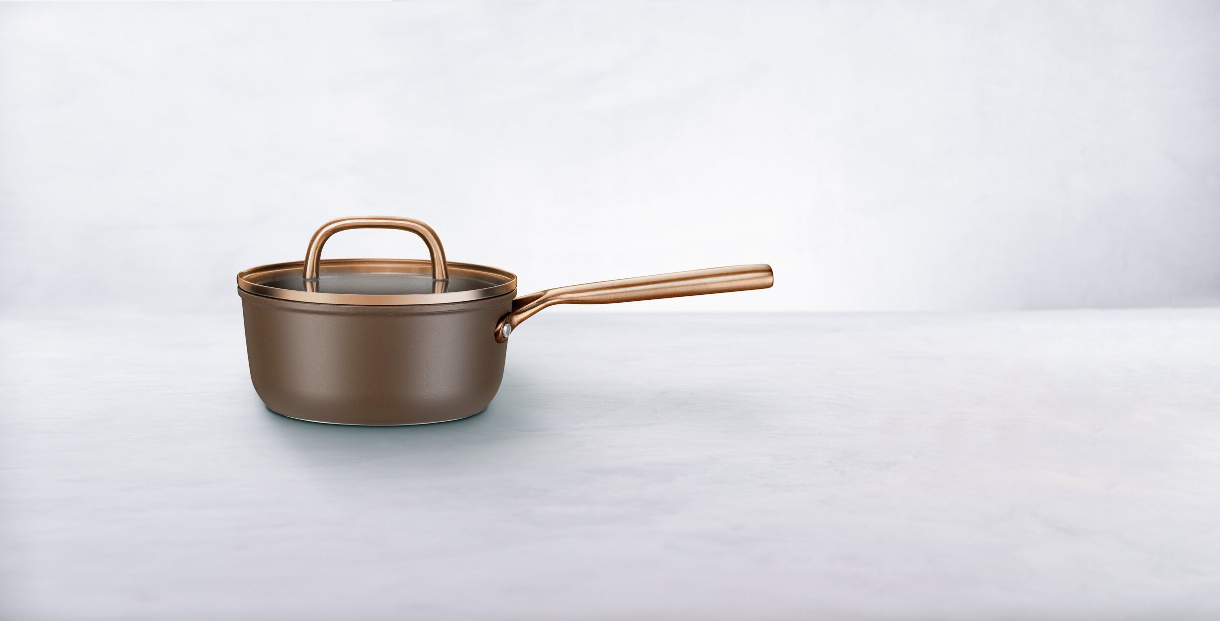 Milano, Kasserolle med glasslokk 18 cm, Brun