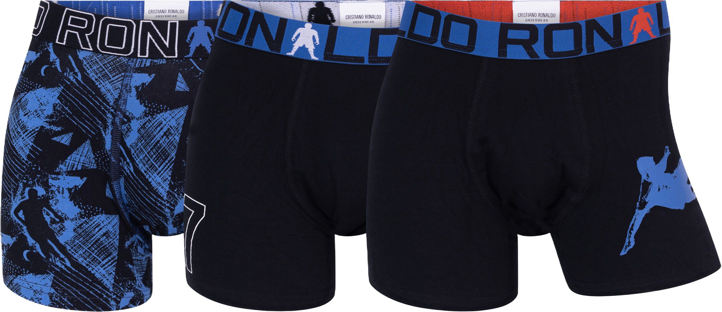 CR7 Boy's Trunk 3-pack AOP
