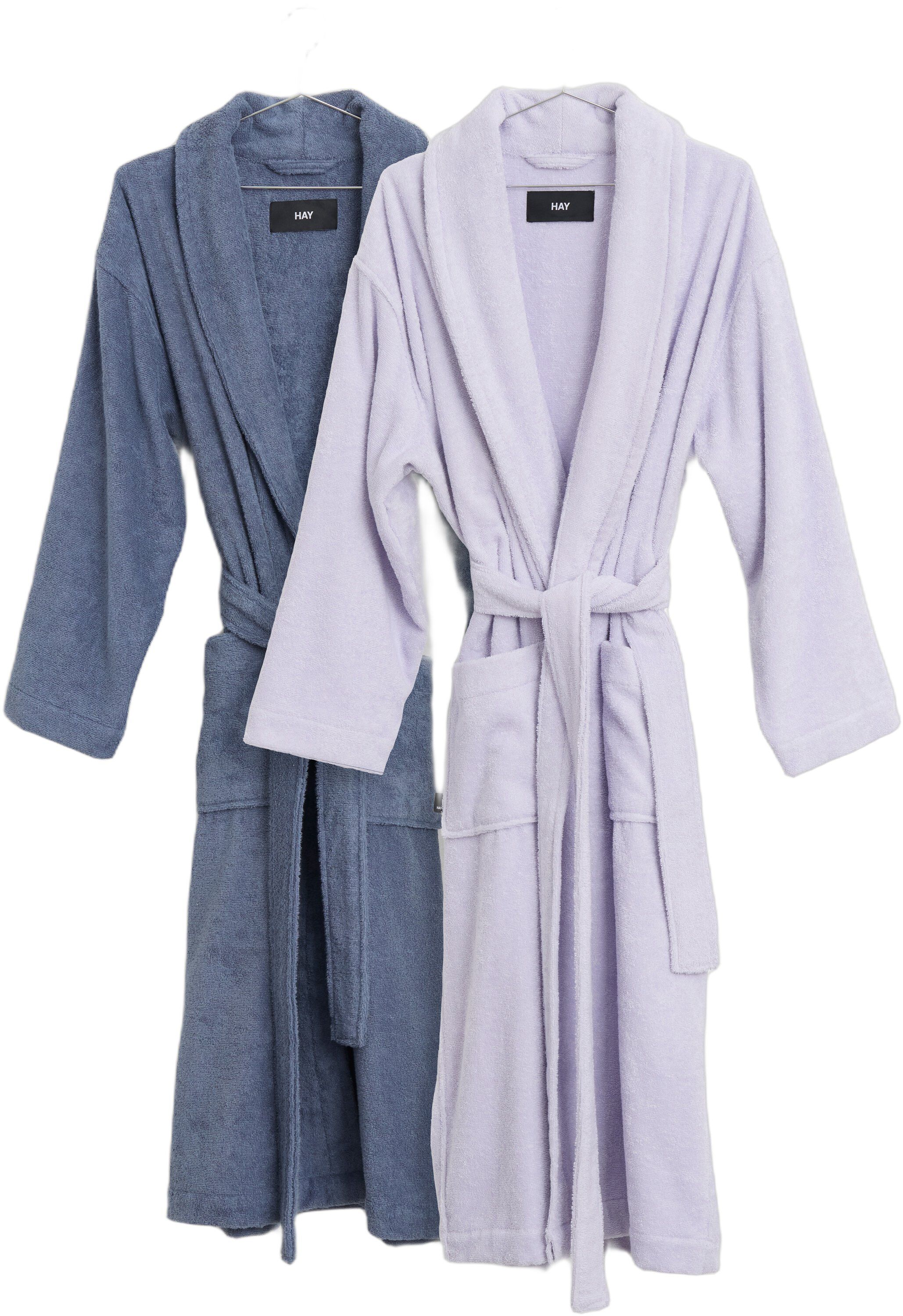 Mono Bathrobe-M/L-Steel blue