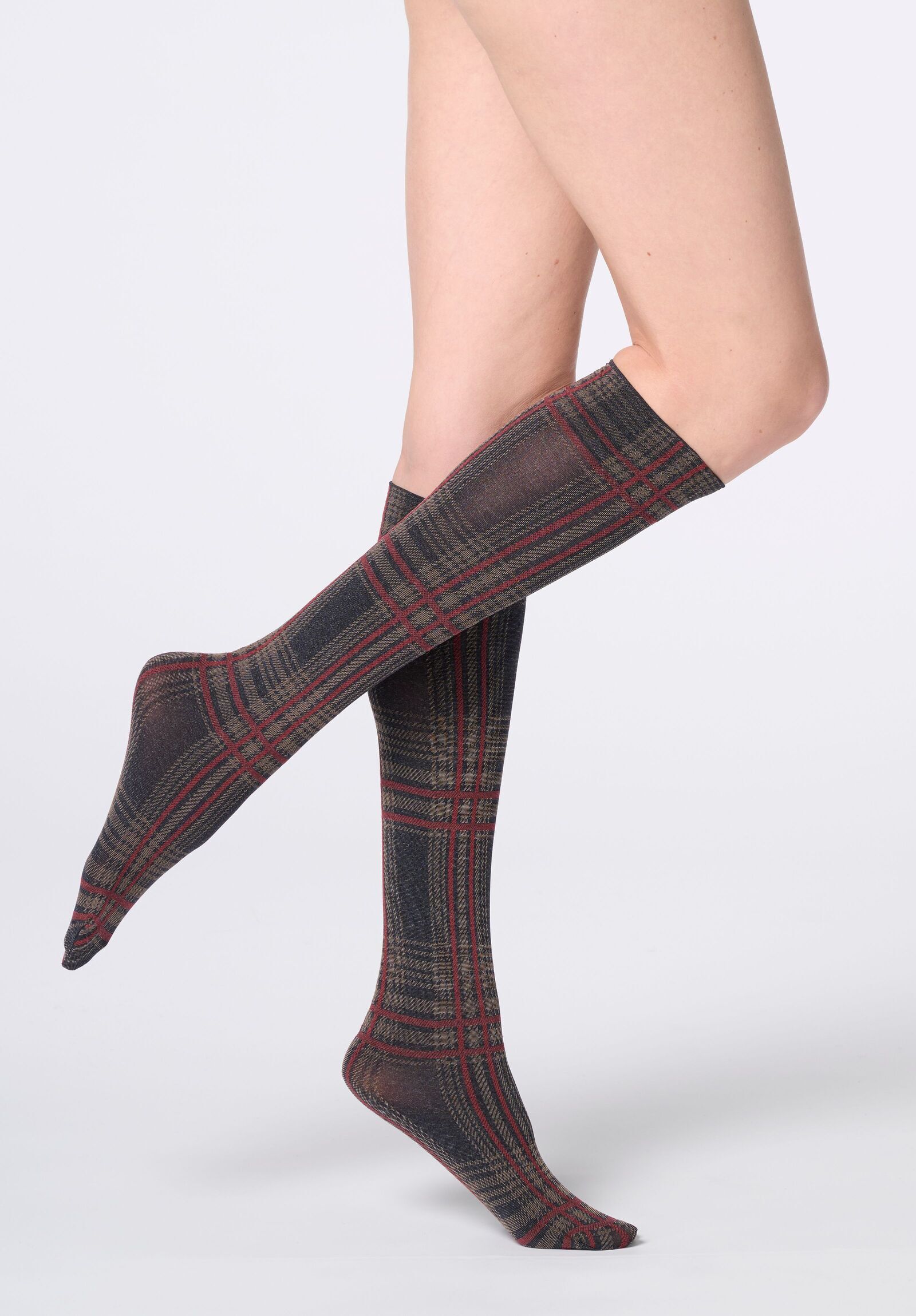 Oroblu Scottish flair knee-highs 60