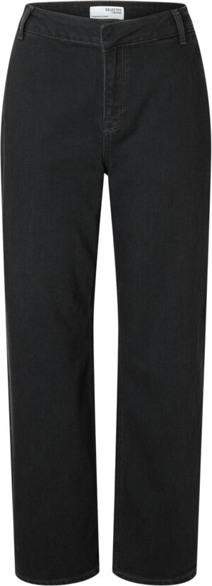 SLFMELLIE MW WIDE JEANS