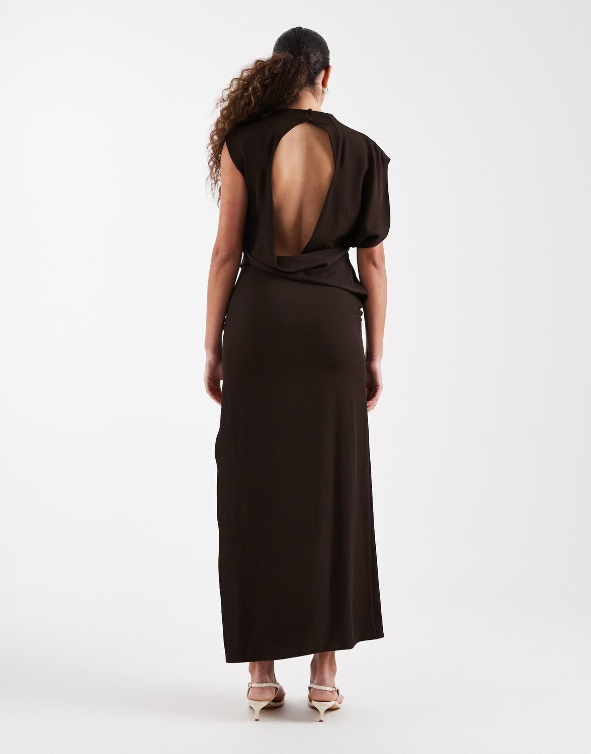 Tsabby Drapey High Neck Dress Wvn