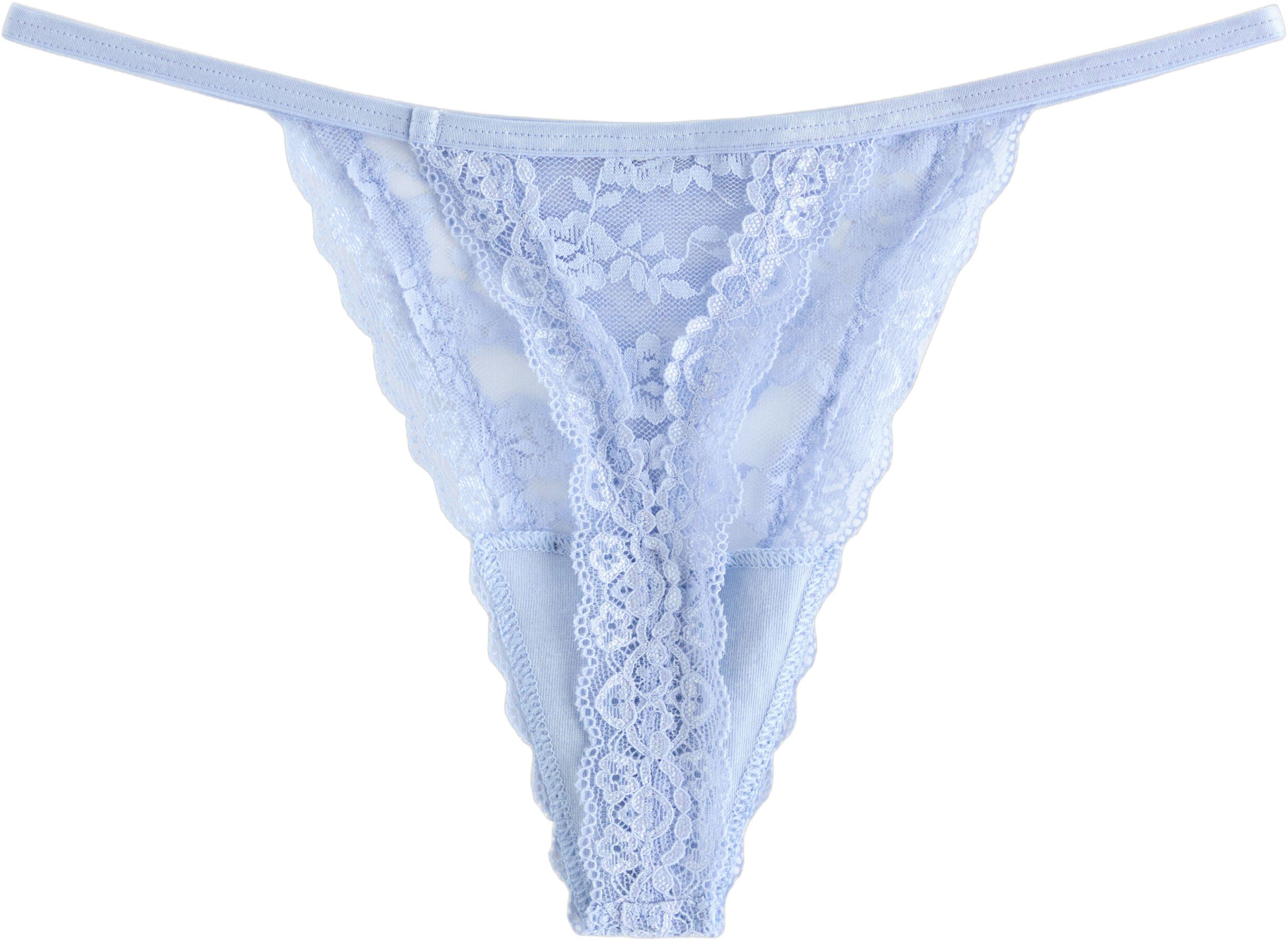 En g-streng med lav talje i blomstr